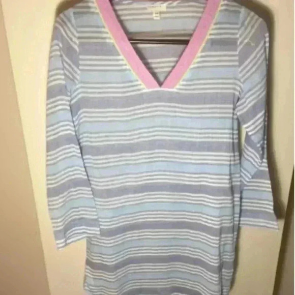 Soft Joie Kirshna Striped Voile Tunic - Picture 2 of 5